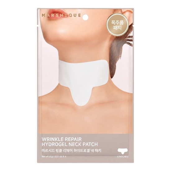 MARSHIQUE Hydrogelové náplasti na krk Wrinkle Repair Hydrogel Neck Patch