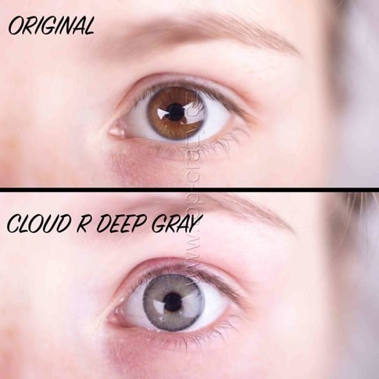 Barevné čočky (2 čočky) Cloud R Deep Gray