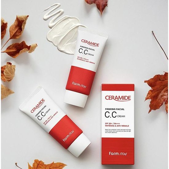 FARM STAY CC Krém Ceramide Firming Facial C.C Cream (50 g)