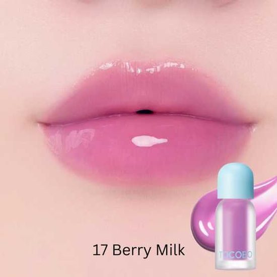 TOCOBO Lesk na rty s plump efektem Juicy Berry Plumping Lip Oil #17 Berry Milk