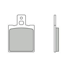 ZAVORNE OBLOGE BREMBO 07088 CC SCOOTER