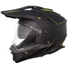 HELMET SHOT TREK MAX VISION RALLY A06-21OE-B01-08 BLACK / NEON YELLOW MATT S