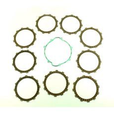 FRICTION PLATES KIT WITH CLUTCH COVER GASKET ATHENA P40230037