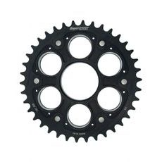 REAR SPROCKET STEALTH WITH ALLOY DISC SUPERSPROX RSA-737_525:38-BLK ČRN 38T, 520