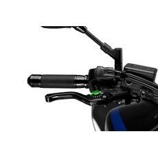 BRAKE LEVER WITHOUT ADAPTER PUIG 3.0 130NV KRATKA (SHORT) BLACK/GREEN