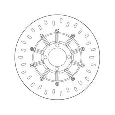ZAVORNI DISK BREMBO 68B407D2 FIX