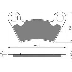 ZAVORNE OBLOGE GOLDFREN 312 AD OFF-ROAD FRONT