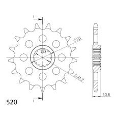 SPREDNJI VERIŽNIK SUPERSPROX CST-1382:17