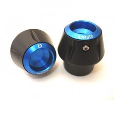 CRASH PROTECTORS RDMOTO KTM13N ČRNA WITH BLUE CAPS