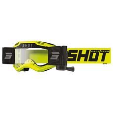 GOGGLES SHOT ASSAULT 2.0 ROLL-OFF SOLID A09-29B1-C07 NEON YELLOW GLOSSY
