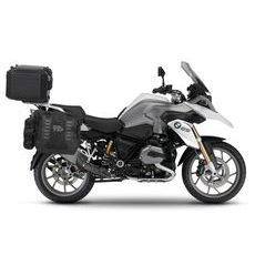 COMPLETE SET OF SHAD TERRA TR40 ADVENTURE SADDLEBAGS AND SHAD TERRA BLACK ALUMINIUM 48L TOPCASE, INCLUDING MOUNTING KIT SHAD BMW R 1200 GS ADVENTURE/ R 1250 GS ADVENTURE