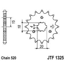 SPREDNJI VERIŽNIK JT JTF 1325-11 11T, 520