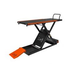 MOTORCYCLE LIFT LV8 GOLDRAKE 800 EG800HCSE.O WITH ELECTRO-HYDRAULIC UNIT, SPLIT VERSION (ORANGE)