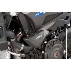 FRAME SLIDERS PUIG PRO 8592N BLACK WITH GREY RUBBER