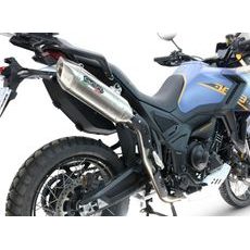 SLIP-ON EXHAUST GPR FURORE-X ACCIAIO INOX Z.19.FUXIO BRUSHED STAINLESS STEEL INCLUDING REMOVABLE DB KILLER AND LINK PIPE