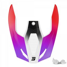 HELMET PEAK SHOT FURIOUS ZEBRA A04-21OC-C02-P01 PINK GLOSSY