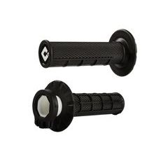 GRIPS SET LOCK-ON ODI MX V2 H36HWB ČRN HALF-WAFFLE