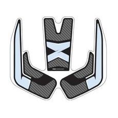 TANK PAD PUIG SPECIFIC 9301C CARBON LOOK WITH SIDE PART