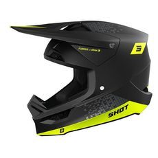 HELMET SHOT FURIOUS DRAW A06-21OC-B01-10 NEON YELLOW MATT L