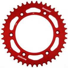 REAR ALU SPROCKET SUPERSPROX RAL-210:42-RED RDEČ 42T, 520