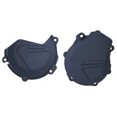 CLUTCH AND IGNITION COVER PROTECTOR KIT POLISPORT 90993 MODRA