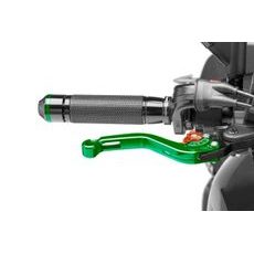 BRAKE LEVER WITHOUT ADAPTER PUIG 180VT KRATKA (SHORT) GREEN/ORANGE