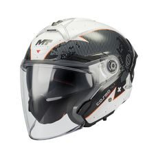 OPEN FACE HELMET MT HELMETS COSMO SV LAYOUT A1 GLOSS XS