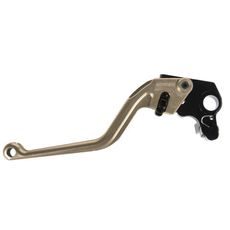 CLUTCH LEVER ACCOSSATO ESC022 FIXED CNC MACHINED ALUMINIUM, SILVER