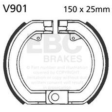 BRAKE SHOE SET EBC V901 VZMETI NISO PRILOŽENE