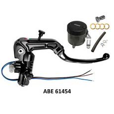 HOMOLOGATED RADIAL BRAKE MASTER CYLINDER ACCOSSATO RB090 WITH FOLDING LEVER AND OIL RESERVOIR KIT INCLUDED PRS 19X17-18-19 ABE 61454