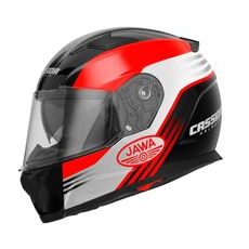 INTEGRALNA ČELADA CASSIDA APEX JAWA RED / BLACK / GREY M