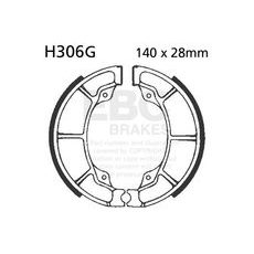 BRAKE SHOE SET EBC H306G GROOVED