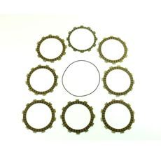 FRICTION PLATES KIT WITH CLUTCH COVER GASKET ATHENA P40230057