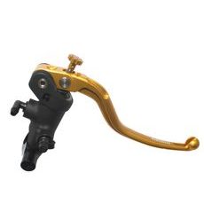 RADIAL BRAKE MASTER CYLINDER ACCOSSATO 19 X 20 WITH FIXED LEVER,GOLD