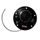 Fuel Cap With Quick Action System ACCOSSATO FC024 in CNC-worked aluminium Črn