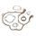 Complete gasket kit ATHENA P400480850340 (oil seals not included)