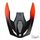 Helmet peak SHOT FURIOUS ZEBRA A04-21OC-C01-P01 neon yellow glossy
