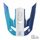 Helmet peak SHOT SPEED SIDE A04-21OB-D01-P01 blue pearly