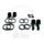 Komplet za popravilo zavornih čeljusti (brake caliper repair kit) TOURMAX OST 1895