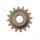 Verižni set EK - Srebrna chain 520 DEX, X-ring (X, NX, QX, XS), CHK front sprocket SUPERSPROX, CHK rear sprocket JT za APRILIA Tuareg 350 1988-1990