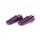 Footpegs without adapters PUIG SPORT 7318L purple with rubber