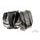 Leather saddlebag CUSTOMACCES HD APH001N črna par