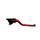 Ročica zavore ACCOSSATO fixed CNC-worked aluminium, red