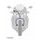 STANDARD Front brake hose kit Venhill POWERHOSEPLUS SUZ-11003F-BK (5 cevi v kompletu) Black hoses, chromed fittings