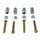 Wheel Stud and Nut Kit All Balls Racing WSN85-1135 spredaj