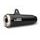 2 Silencer MIVV GHIBLI M.011.SGB Black painted stainless steel