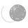 Fuel Cap With Quick Action System ACCOSSATO FC024 in CNC-worked aluminium Srebrna