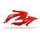 Radiator scoops POLISPORT 8411300003 (par) red CR 04