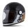 Full face helmet CASSIDA Fibre OPG black/ gold/ silver XS