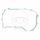 Tesnilo sklopke (Clutch cover gasket) ATHENA S410250149008